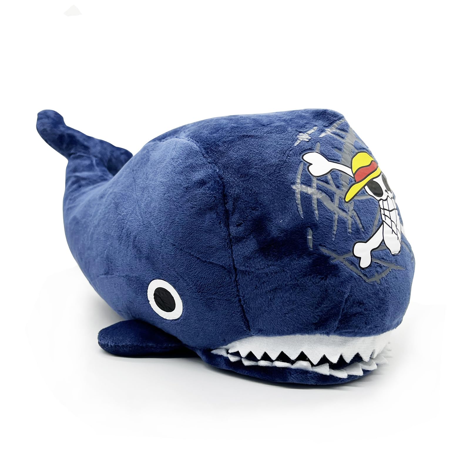 YJacuing 12in Anime One Piece Blue Whale Laboon Plush Cute Cuddly Soft Stuffed Collectible Animal Plushie Doll Pillow Toy