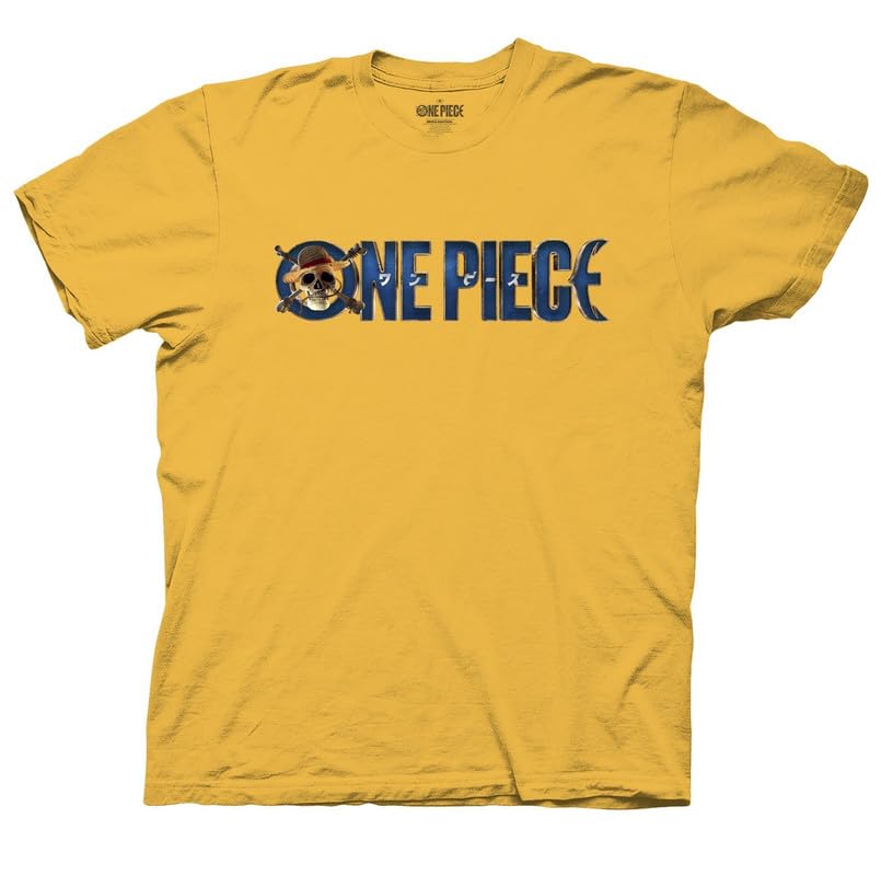 One Piece Live Action Mens Anime Movie T-Shirt Main Pirate Crew Logo Officially Licensed