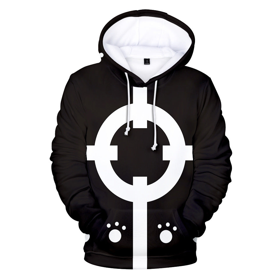 One Piece Anime Digital Print Hoodie